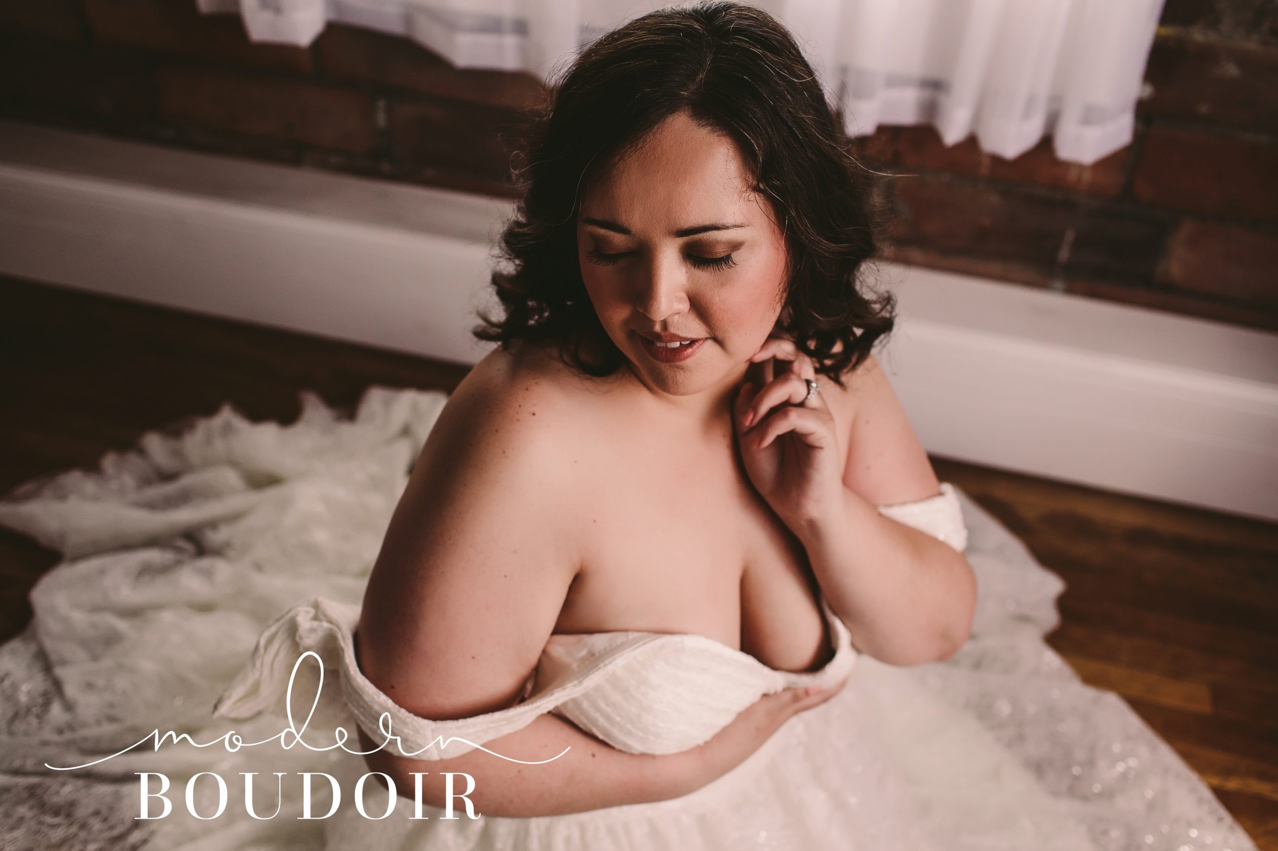 Boudoir After Weight Loss - How Mrs. T sees herself now